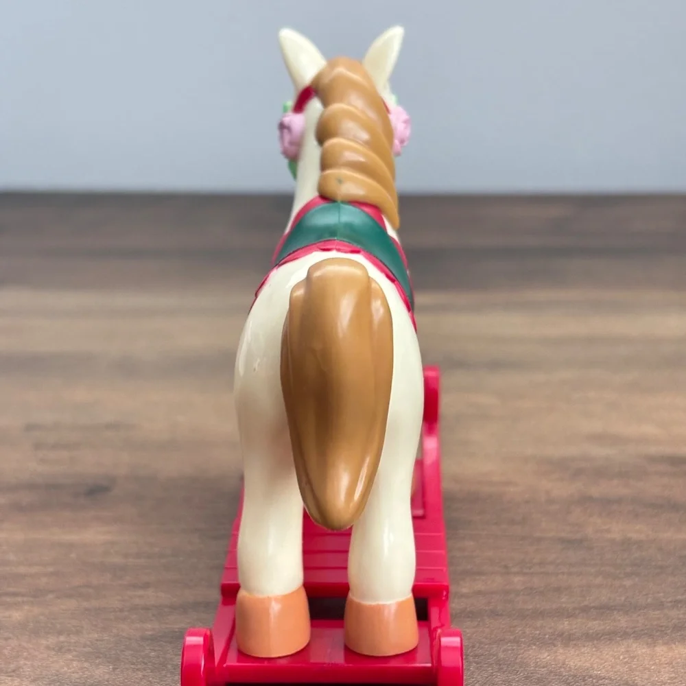 AMERICAN GIRL Bitty Baby Doll Toy ROCKING HORSE Evergreen Holiday Christmas 2007